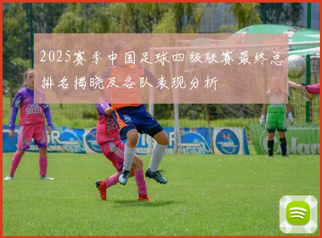 2025赛季中国足球四级联赛最终总排名揭晓及各队表现分析