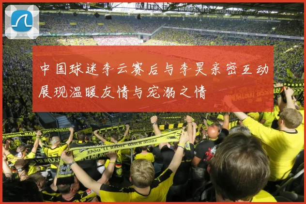 中国球迷李云赛后与李昊亲密互动展现温暖友情与宠溺之情